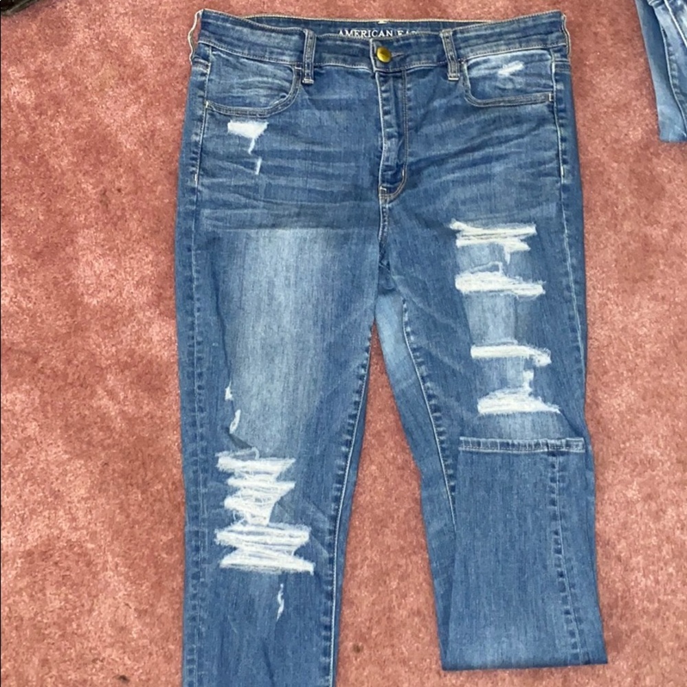 Hi-rise jeggings